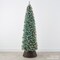 Best Choice Products Pre-Lit Blue Spruce Pencil Christmas Tree w/ Foldable Base